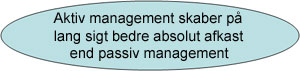 Aktiv management skaber på lang sigt bedre absolut afkast end passiv management